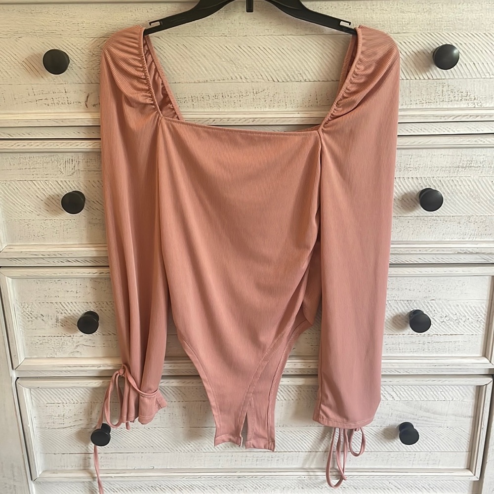 SHEIN bodysuit in pink